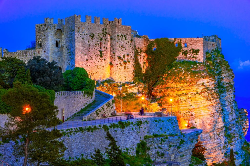 Erice by night